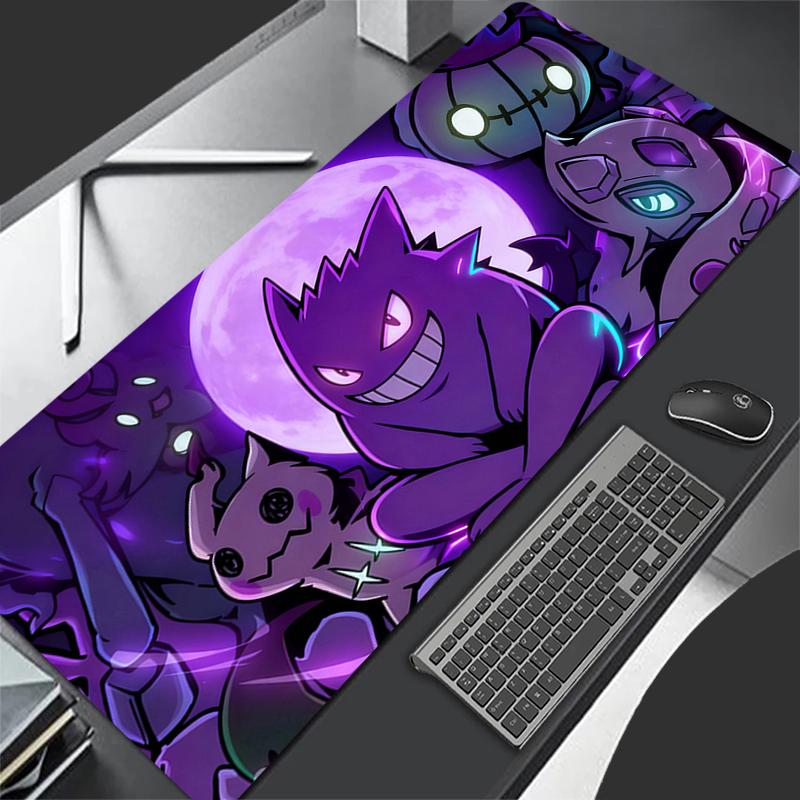 Mouse Pad Big Pokemon Gengar Computer Speed Type Varpet Mat For Esports Players Laptop Keyboard Pad Mousepad Office PC Desk Mat