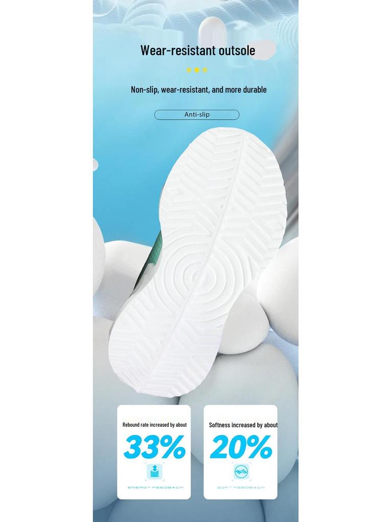 Легкие детские кроссовки с вращающейся застежкой - Нескользящие, удобные, дышащие кроссовки для улицы для мальчиков и девочек