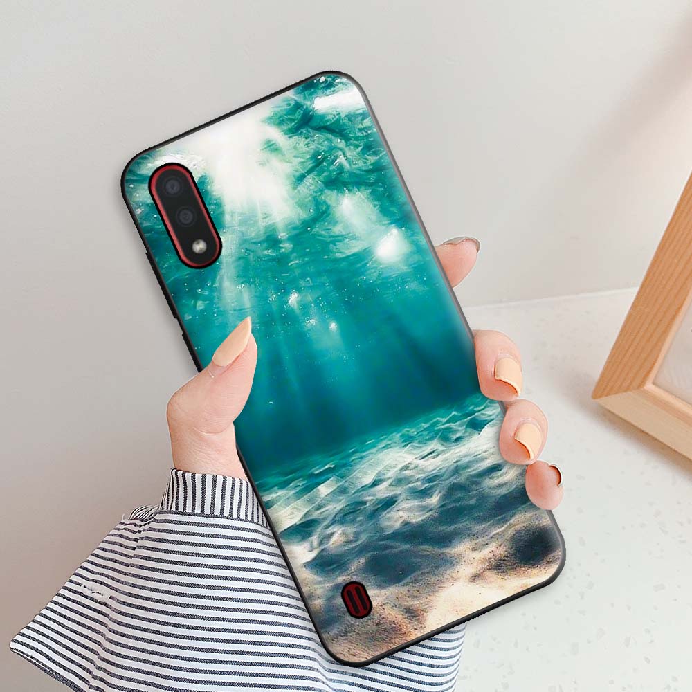Case For Samsung Galaxy A01 Case A01 Bumper 5.7inch Soft Silicon Back Cover Phone Case For Samsung A01 GalaxyA01 A 01 A015 Coque