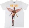 Белая футболка Nirvana In Utero с принтом 'Анатомия Ангела'
