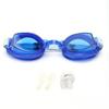 Swimming Glasses with Earplugs and Nose Clip Adjustable Swimming Goggles for Kids ChildrenBlue