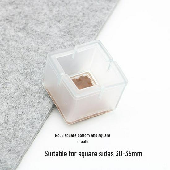 Прозрачные противоскользящие защитные чехлы для ножек стульев и столов