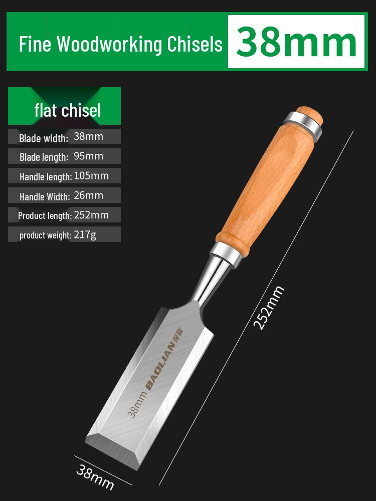 Набор столярных стамесок по дереву с деревянной рукояткой - Плоские, лопаточные, ножевые, резьбовые, канавочные и строгальные инструменты