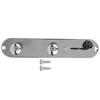 Electric Guitar Prewired Control Plate Silver Zinc Alloy Musical Instrument Accessories