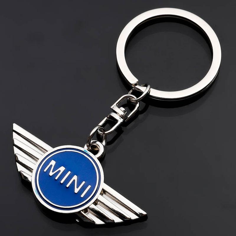 Metal Car Keychain Chain Keyring Pendant for Mini Cooper JCW R50 R52 R53 R55 R56 F54 F55 F56 F60 CLUBMAN COUNTRYMAN Accessories pwaxk99