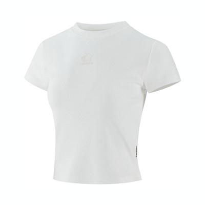T Shirts Women's White Crew Neck WCH893-W70