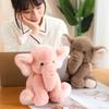 23/35CM Cute Elephant Plush Toys Soft Animal Dolls Kawaii Elephant Pillow for Christmas Birthday Gifts