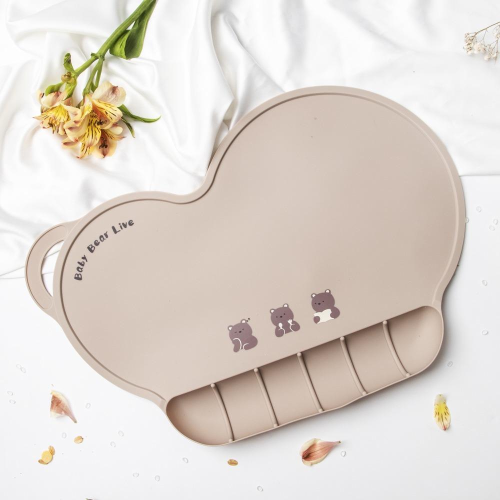 Водонепроницаемые салфетки Cloud, маслянистые силиконовые коврики для столовых приборов, легко моющиеся детские коврики для столов, для студентов