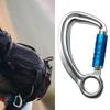 Auto Locking Carabiner 30kN Lock Aluminum Alloy for Outdoor Hiking