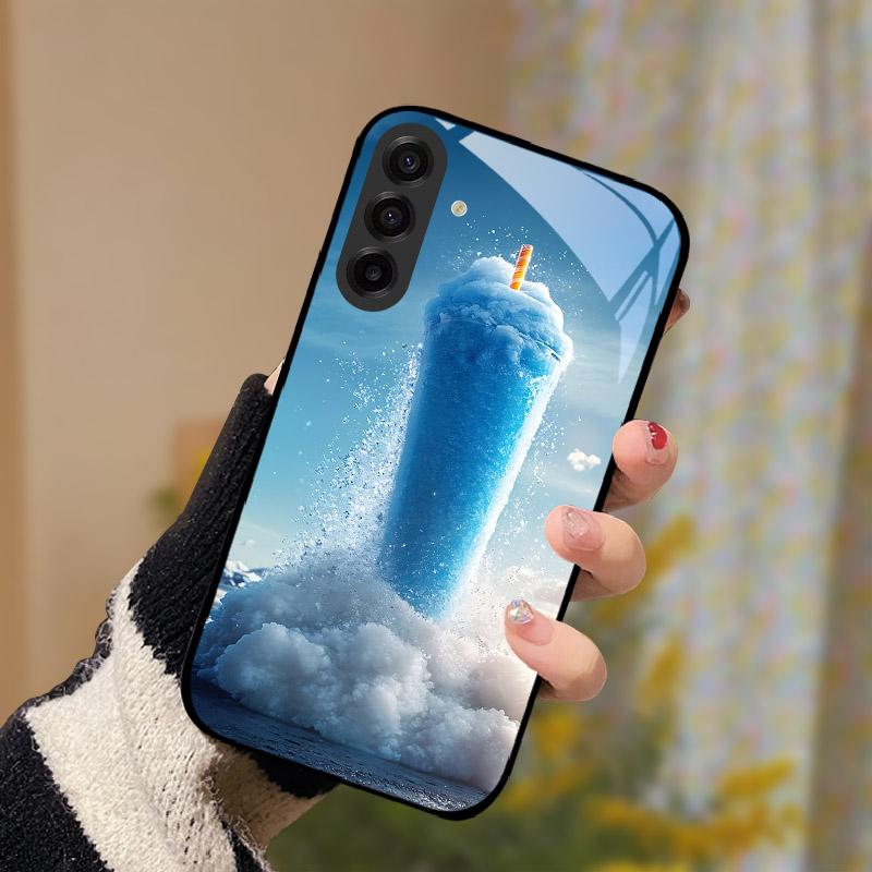 Роскошный Чехол Для Samsung S25FE Задняя Крышка Из Закаленного Стекла Для Samsung Galaxy S 25 S25 FE SM-S731B Защита Камеры Линзы Чехол