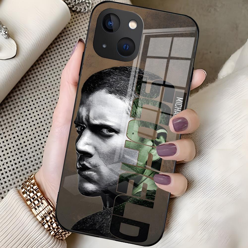 Чехол для телефона ТВ-сериала Побег из тюрьмы Для 16 Pro Max Iphone 15 14 Pro Max 13pro 11 X Xs Xr 8 7Plus Стеклянная крышка