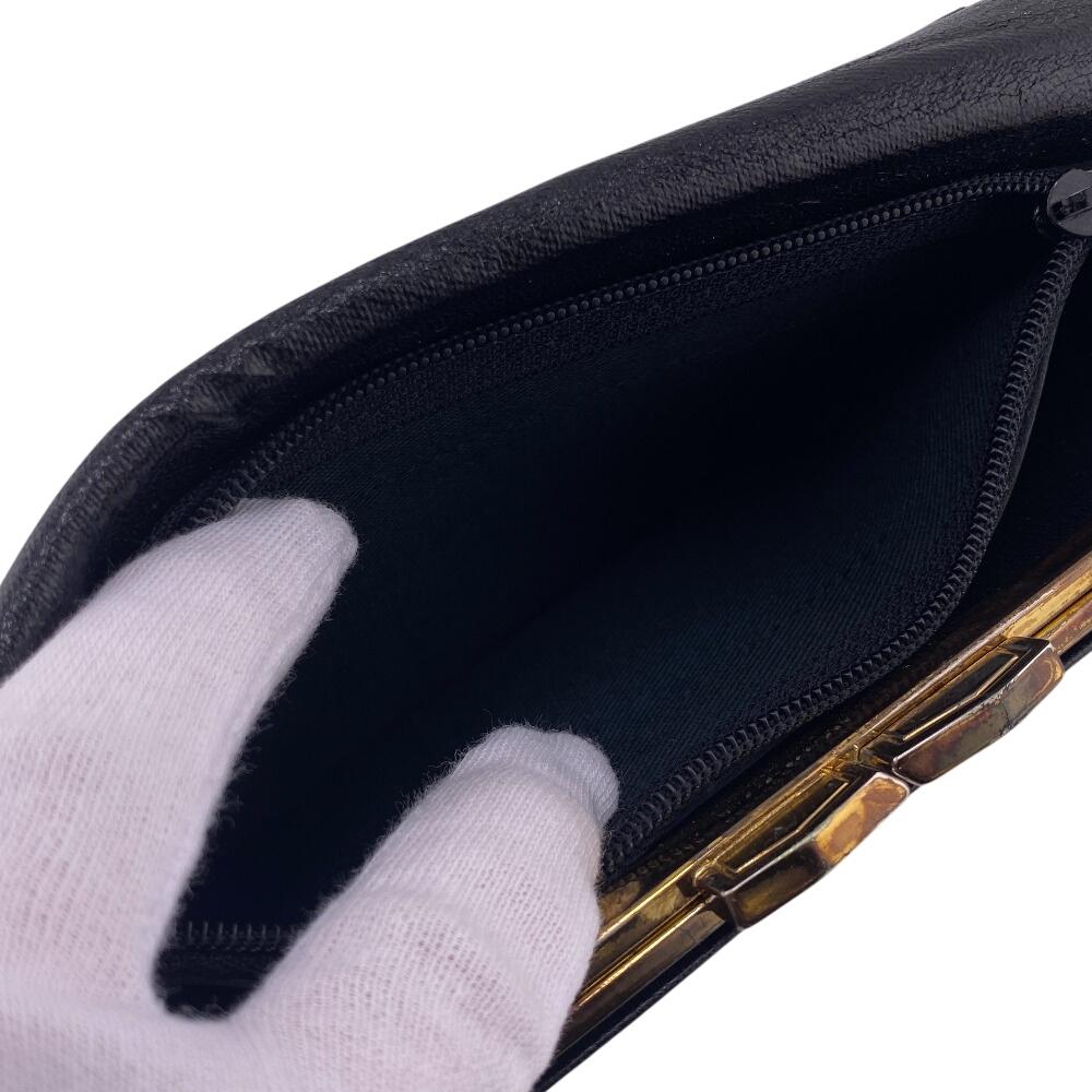 Yves Saint Laurent Кошелек-кошелек с логотипом YSL из кожи черный кожаный мужской Б/У