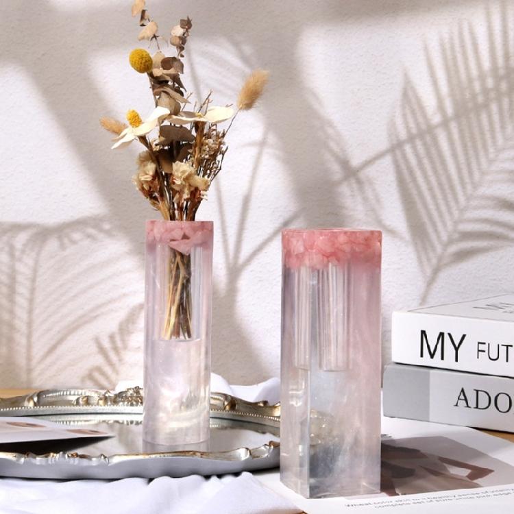 Форма для литья из смолы для вазы Держатель для ручек Форма для чашки из эпоксидной смолы DIY Организатор для поделок