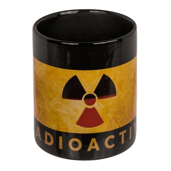 Heat Reactive Mug Caution Radioactive Heat Reactive Mug