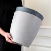 Декоративные Горшки для Внутренних Помещений Современный Цветочный Горшок с Поддоном, Серый Цветочный Декор для Дома Прихожая Отверстия для Дренажа, Горшок с Видом под Камень Для Уличных Растений