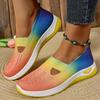 Fashion Women's 2024 Autumn New Color Blocked Fashionable Flat Casual Sports Shoes with Soft Sole and Anti Slip Properties