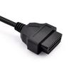 IKKEGOL 5Ft 150Cm 1.5M OBD-II OBD2 16 Pin Auto Car Male To Female Extension Cable Diagnostic Extender Cord Adapter