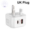ЕС США Великобритания 20 Вт Двухпортовый Type-C USB-C PD Настенное зарядное устройство Быстрая зарядка Адаптеры питания Для 11 12 13 14 15 Samsung