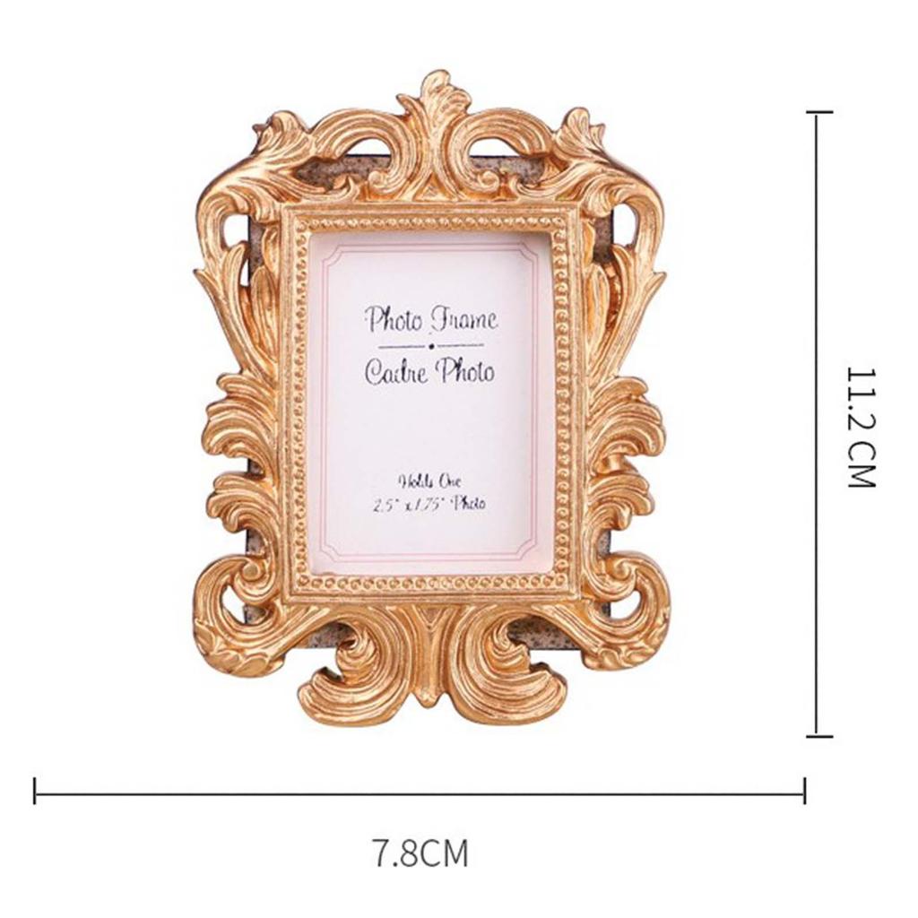 Picture Frame Antique Photo Frame Small Photo Frame Ornate Classic Tabletop Photo Frame Photo Picture Holder for Desktop Gift