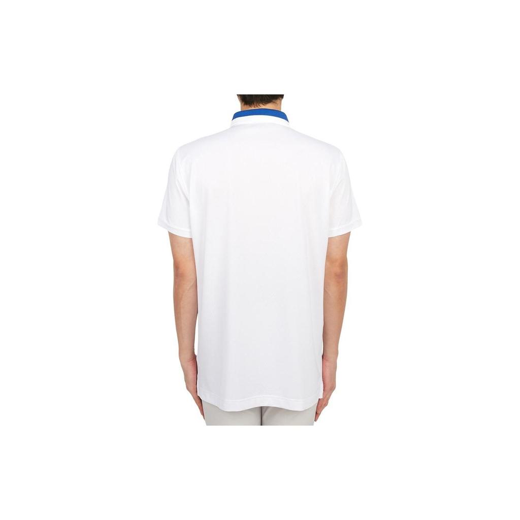 J.Lindeberg Solid Color Logo Polo Short Sleeve T-Shirt Men tops White GMJT08409-0000