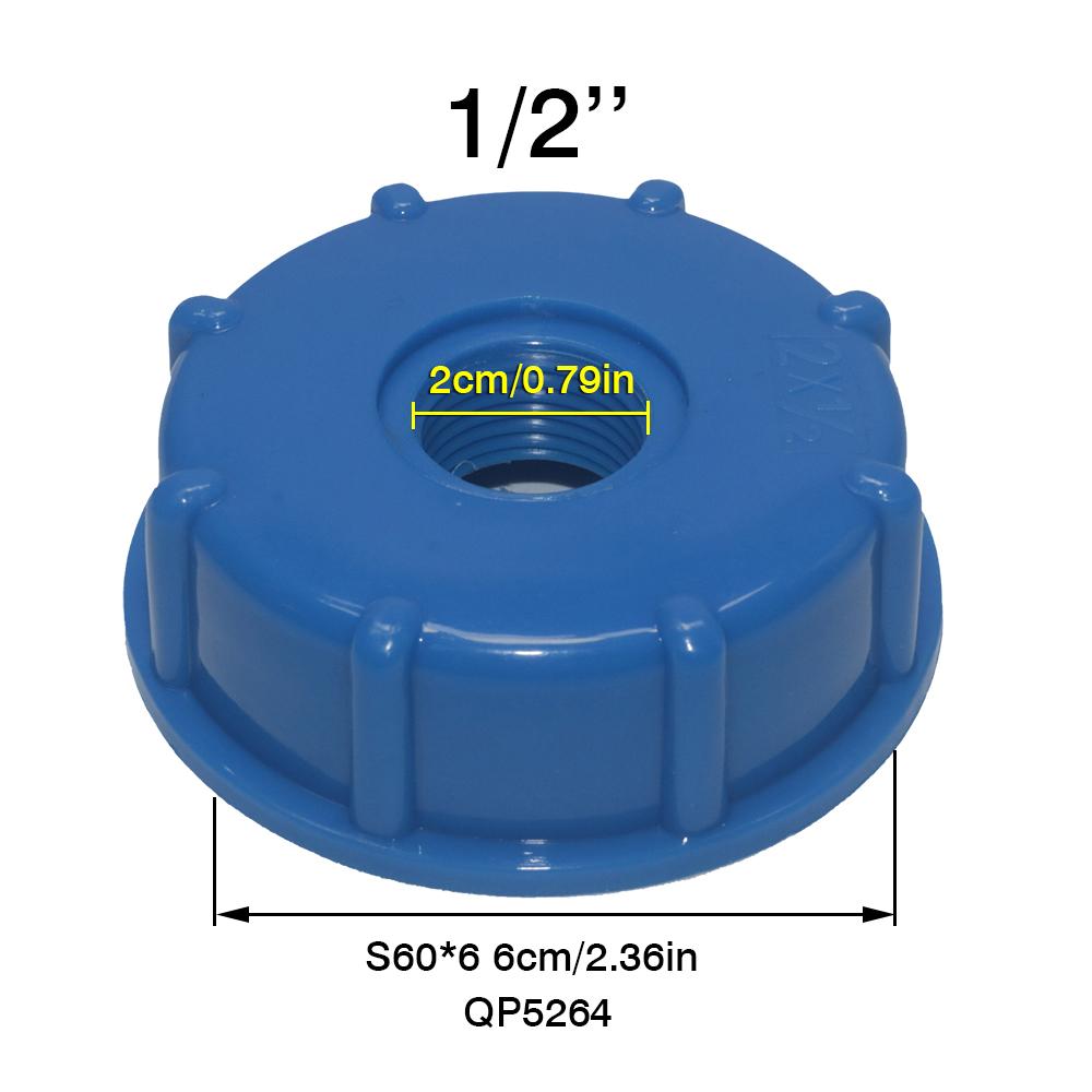 Кран IBC 1/2" 3/4" 1" Химический бочонок IBC Бочка на тонну Соединители и фитинги для IBC и Пластиковые соединители Резьбовые к Преобразователям