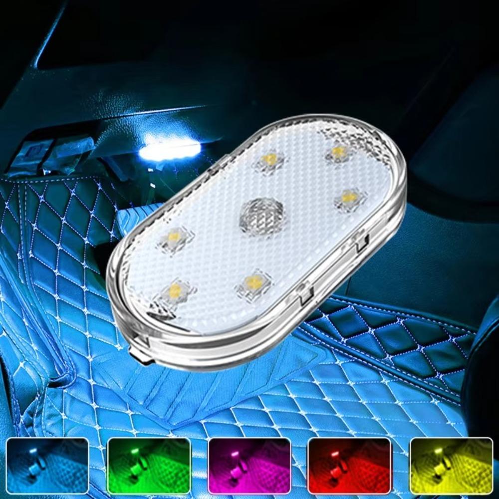 Magnet Atmosphere Lamp USB Rechargeable Wireless Light New Interior Ambient Light Car