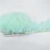 2Meters Colorful Fluffy Marabou Feathers Tassel Fringe Trim Turkey Feather Ribbon Clothes Cuffs Shawl Sewing Flecos Decoration