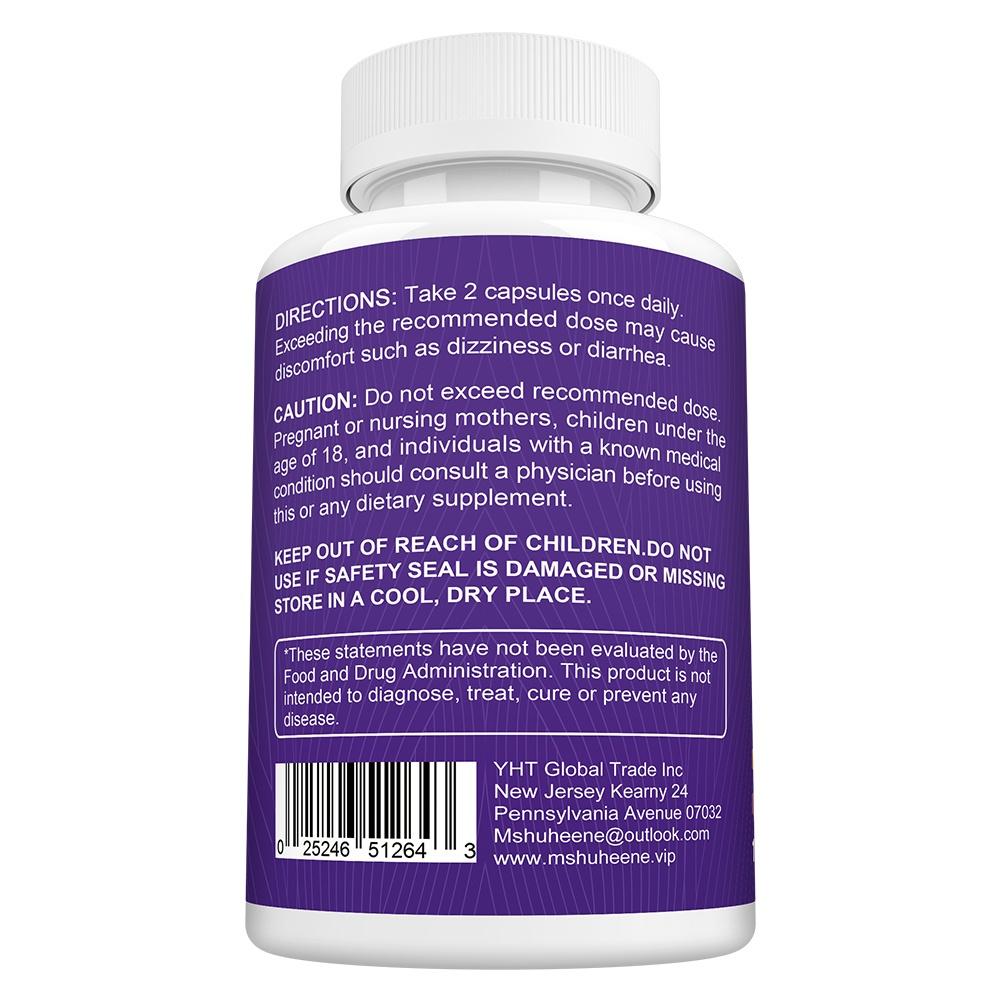 Mshuheene Resveratrol, Grape Seed, Berberine & Quercetin Complex Supplement with Hawthorn, NAC, Acai, Turmeric, Blueberry & Pomegranate, 120 Caps