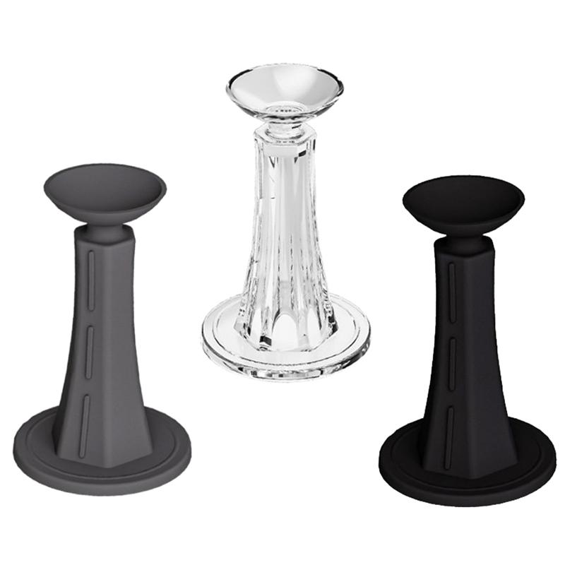 Door Stopper Silicone Mute Self Adhesive Door Bumper Door Suction Door Rear Retainer Wall Protectors Anti-Collision Door Holder