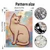 Animal series cat pearl painting diy handmade 5D highvalue hanging living room decoration painting