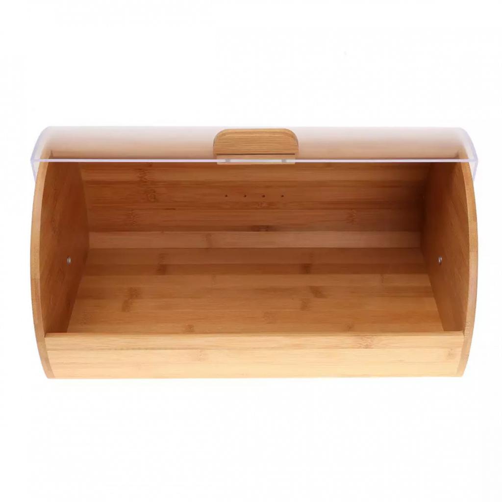Kinghoff Kh-3216 Bamboo-Acrylic Bread Box