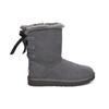 UGG Женские ботинки Short Bow Stiefel с флисовой подкладкой, серые 1110706-CHRC