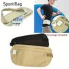 Sport Running Wais Bag Invisible Travel Waist Packs Pouch For Passport Money Belt Bag Hidden Security Wallet Gift Pack Money Bag