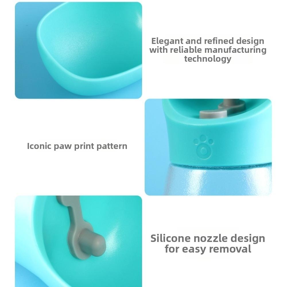 Leakproof Design Dog Water Bottle Drinking Bowl Leak Proof Water Dispenser  Outdoor Walking