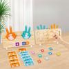 Finger Math Addition and Subtraction Number Operation Math Enlightenment Puzzle Cognitive Building Block Pairing Wooden Toy