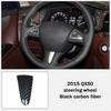 Center Console Panel black Carbon Fiber Cover Trim Direct Fit Interior Decor Accessories for Infiniti QX50,2015 left hand drive