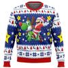 Super Mario Bros. pullover plumber sweatshirt role-playing costume princess peach print flower streetwear unisex Christmas top