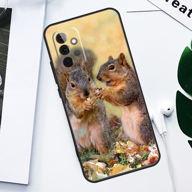 Милый животный бельчонок для Samsung Galaxy A34 A54 A14 A13 A23 A33 A53 A73 A51 A71 A12 A22 A32 A52 Чехол для телефона