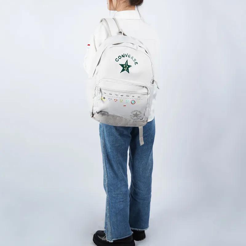 Converse GO 2 Polyester Backpack Regular Unisex White (Unisex) Backpacks 10024943 A01