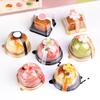 50pcs Cake Sticker Transparent Cupcake Packaging Boxes Dessert Cake Box Container Sealing Label