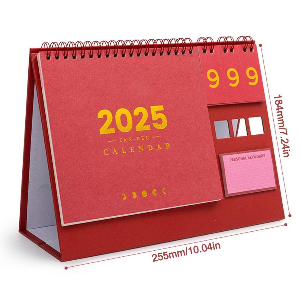 Однотонный настенный календарь, украшения для дома, настольный календарь, подарок, новогодний календарь