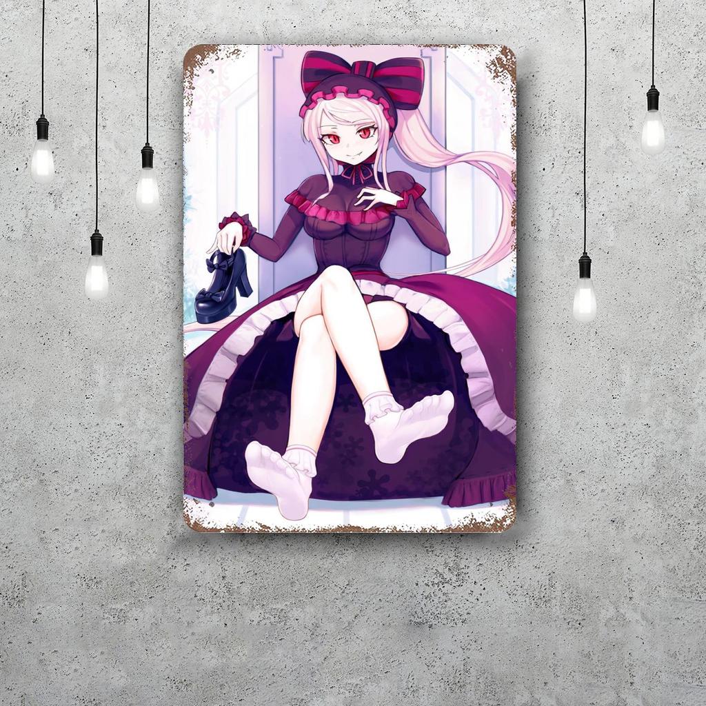 Shalltear bloodfallen Декор Винтажные Металлические Знаки Жестяные Знаки Постер Капитана Декор для Бара Паба Клуба Мужской Пещеры Настенный Декор