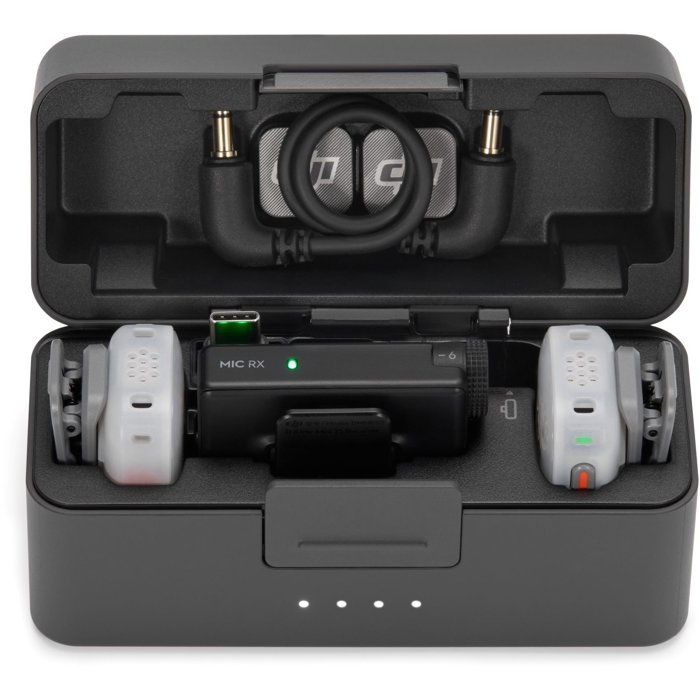Microphone - DJI - Mic Mini 2S - 2 TX - 1 RX - Charging Case