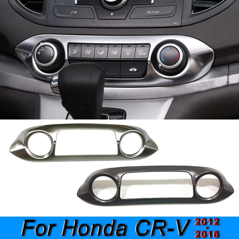 Центральный переключатель кондиционера, панель управления для Honda CR-V CRV 2012 2013 2014 2015 2016 ABS, аксессуары для стайлинга автомобилей