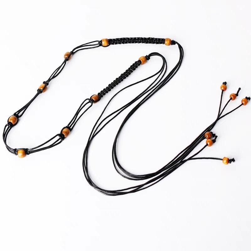 Женский пояс ручной работы в стиле бохо — универсальный классический стиль для юбок и рубашек