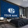 FC Schalke 04 Custom Name Wall Tapestry Aesthetic Wall Hanging Printed Fabric Blanket Decorative Tapestries for Bedroom Living Room Home Decor