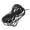 Elastic Rope Stretch Cord 2.1mm 5m Solid Latex High Strength Elastic String for Tennis Training Outdoor Sports Black