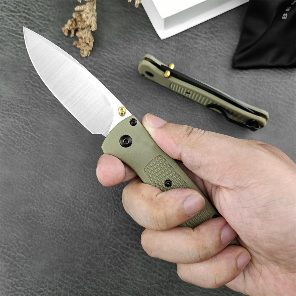 New Folding Knife BM 535 Stainless Steel S30V Blade Nylon Fiberglass Handle Sharp Household Cutting Chopper Chef's Kitchenware
