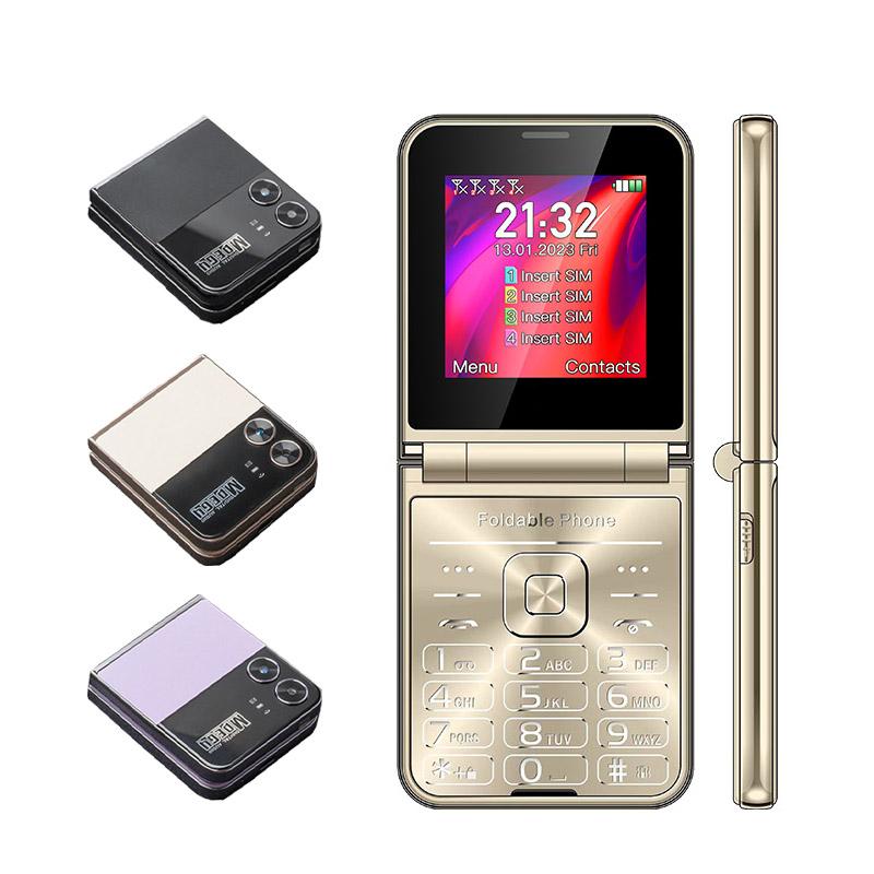 Новый телефон-раскладушка F265 с камерой 2,55 дюйма, Bluetooth, FM-радио, поддержкой четырех SIM-карт, аккумулятором 1400 мАч, функцией 2G, мобильный телефон