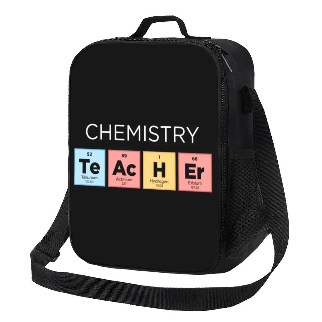 Stem Cats Insulated Lunch Bag for Women Science Chemistry Biological Thermal Cooler Bento Box Office Picnic Travel